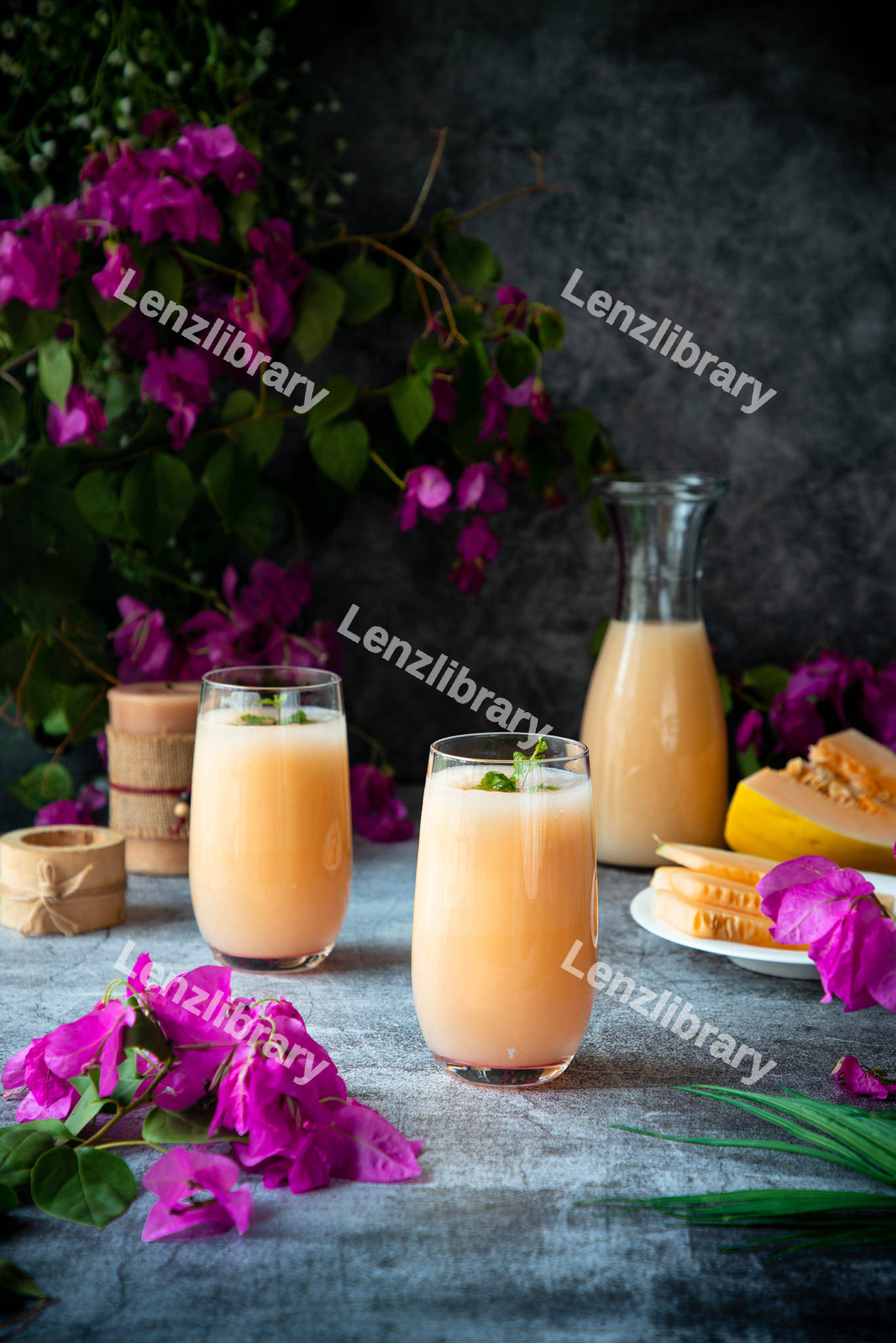 Fresh melon juice
